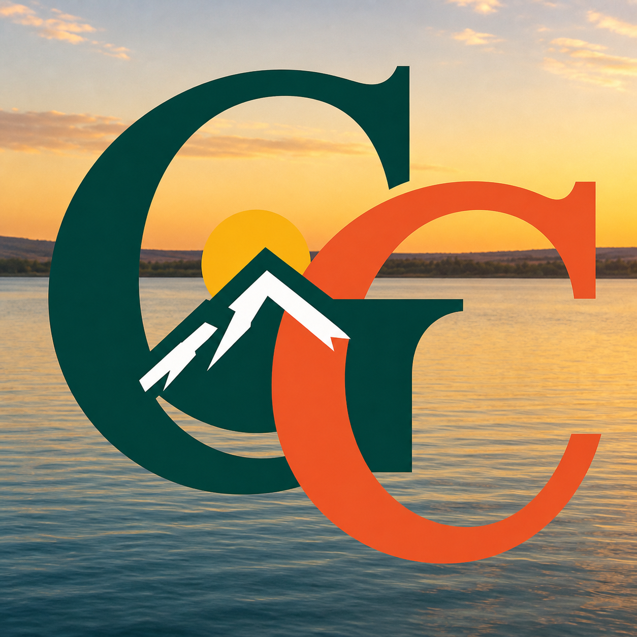 Grant County Web Co. mountain logo